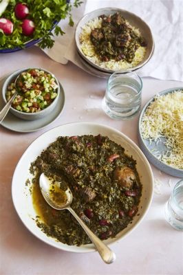  Ghormeh Sabzi: Một Món Ă Thơm Giòn và Ngon Lạ Sẽ Làm Bừng Cháy Chút Cà Khô Trên Lưỡi Bạn!