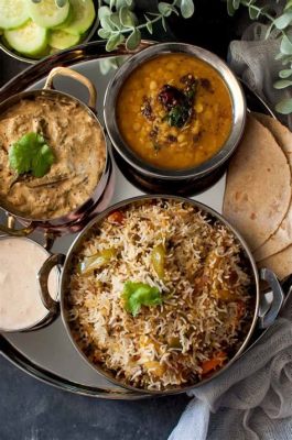  Thali Biryani: Một Hỗn Hợp Vị Thơm Ngọt, Mê hoặc Lòng Người!